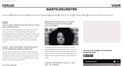 Desktop Screenshot of amateurkunsten.be